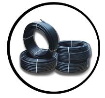 TUBO DE POLIETILENO PEAD 90 MM 100 SDR 17-150 PSI P/ RIEGO ROLLO 100 MTR REF. TP90150P / 30116024 MARCA UNITECA