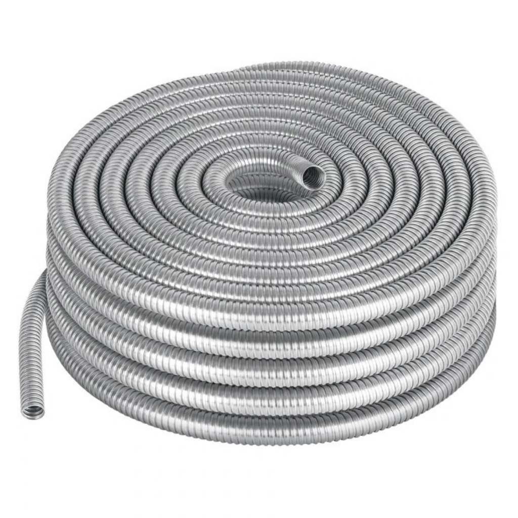TUBO CORRUGADO EMT GALVANIZADO 3/4 " POR METRO ( INF- ROLLO 50 MTS ) REF. 46901 MARCA VOLTECK
