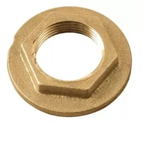 TUERCA PLANA DE BRONCE DE 1 1/4" (1 PZA) BOLSA REF. 16TP12 MARCA FP