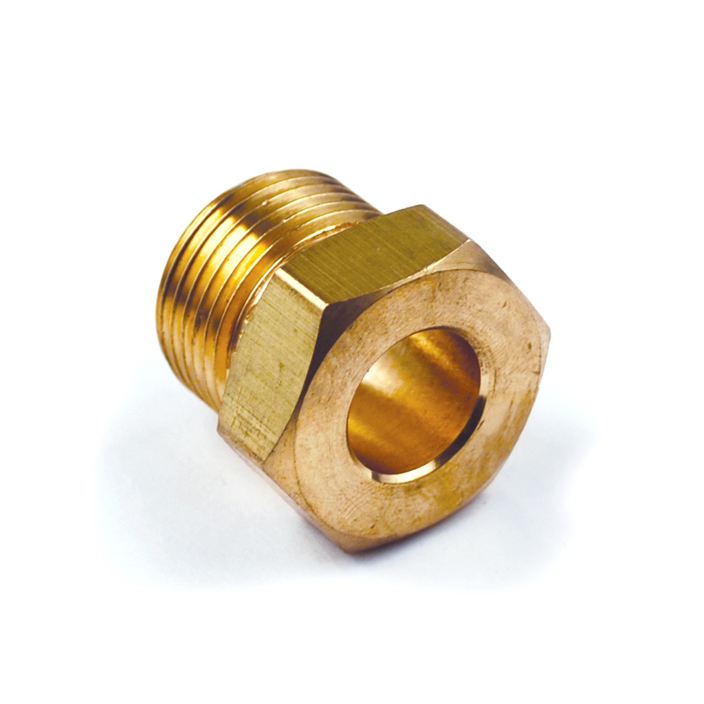 TUERCA PARA REGULADOR DE ARGON DE 1/4" NPT CGA-580 REF. 2003407 MARCA WELDTECH