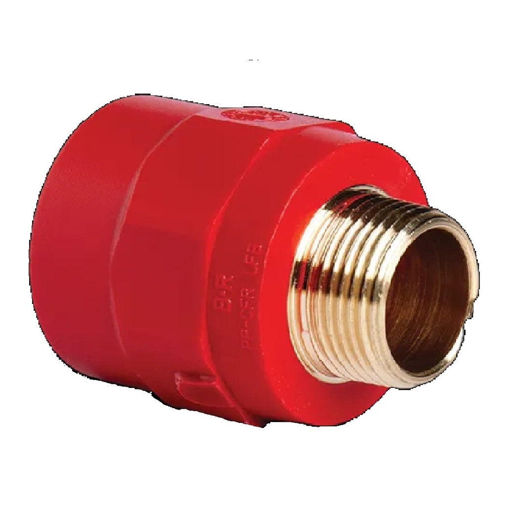 UNIÓN CON ROSCA MACHO DE 32 MM X 1" FIRETEC LINEA ROJA COD-DSI203F MARCA DONSEN