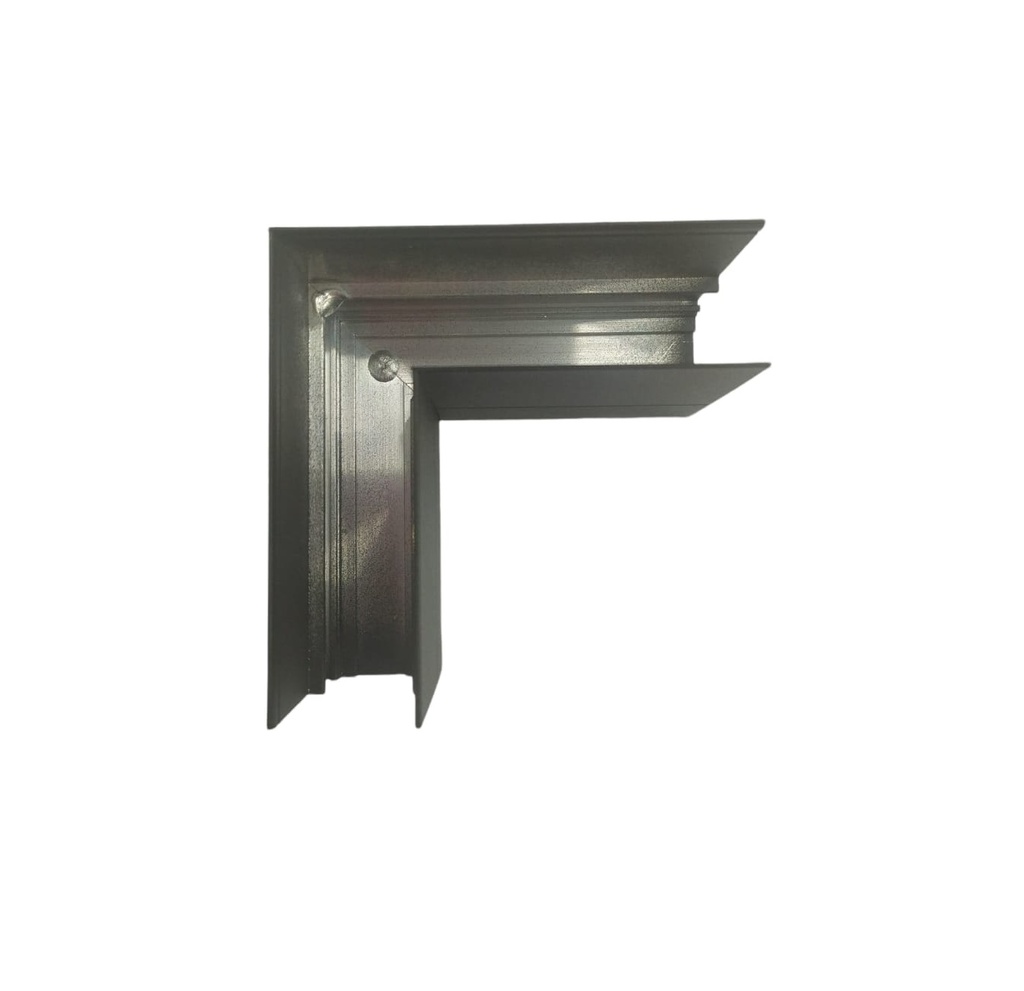 UNION CONECTOR ANGULO HORIZONTAL NEGRO P/ RIEL TRACK LIGHT P/ SUPERFICIAL MAGNETICO ILUMINAK