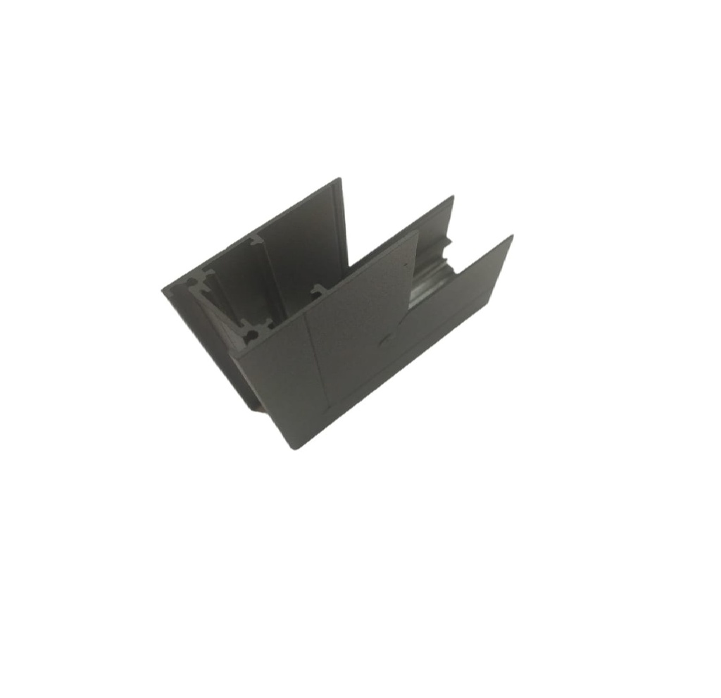 UNION CONECTOR ANGULO VERTICAL NEGRO P/ RIEL TRACK LIGHT P/ SUPERFICIAL MAGNETICO ILUMINAK
