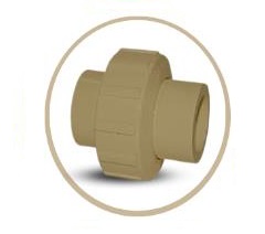 UNION UNIVERSAL DE CPVC AC 1/2" REF. C220501G MARCA UNITECA