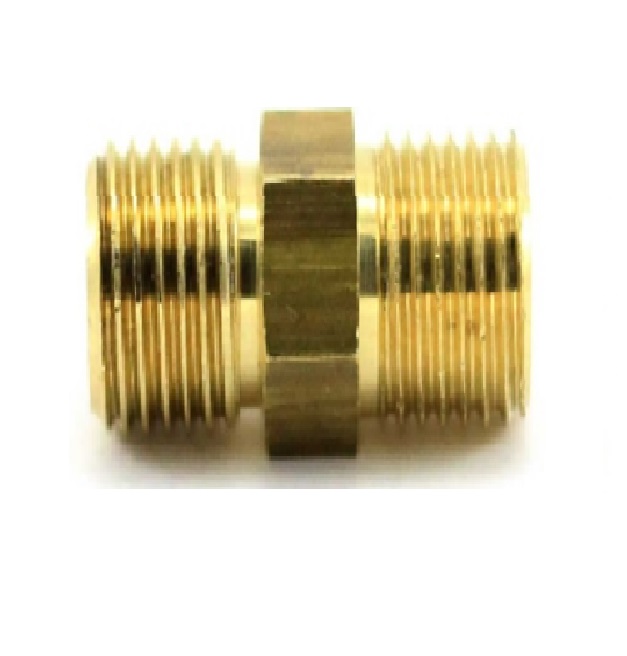 UNIÓN DE LATON P / MANGUERA OXÍGENO DIAM. MANG X DIAM. MANG. 1/4X1/4" REF. D04-V-08X08 MARCA VENEPRO