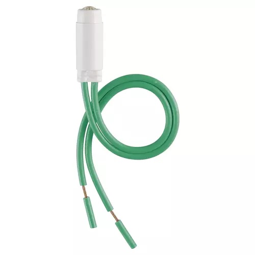 UNIDAD DE SEÑALIZACION LED 120V 0,2 W COLOR VERDE SERIE REF. 00936.120.G MARCA VIMAR