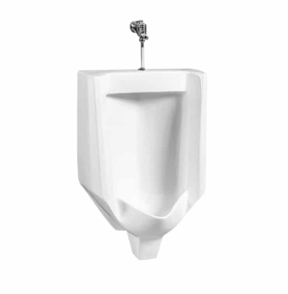 URINARIO BLANCO CON FLANJE / SIN PUSH BOTOM REF. KU-114H MARCA KUBO