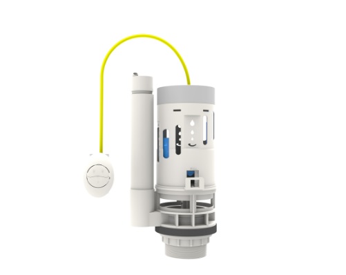VALVULA DE DESCARGA DUAL 2" C/ BOTON 2 POSICIONES PARA WC UNIVERSAL REF. P-B6023 MARCA COFLEX