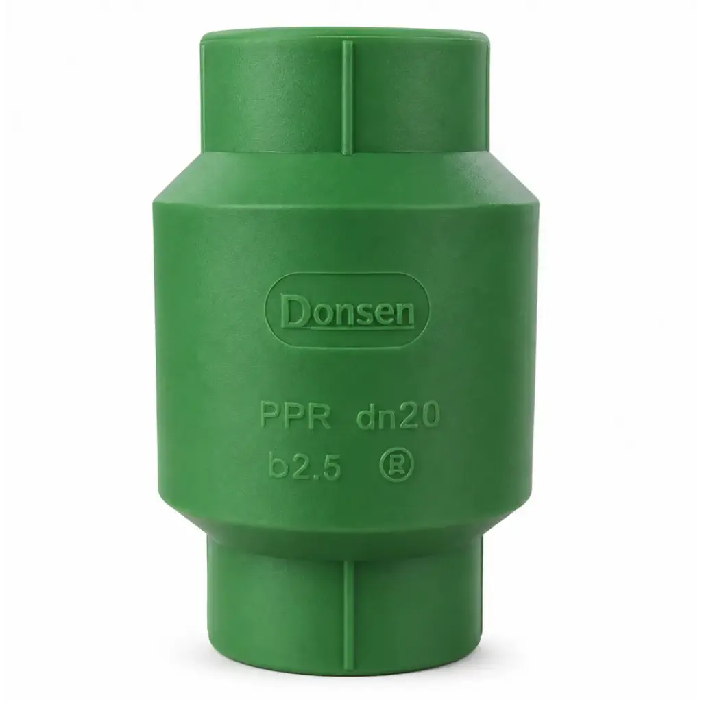 VALVULA CHECK PPR DE 25 MM (CUERPO INTERNO EN BRONCE) REF. DSH802 MARCA DONSEN