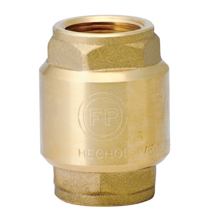 VALVULA CHECK DE 2 1/2" SIN FILTRO REF. 01K125 MARCA FP