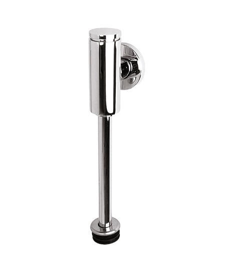 VALVULA DE DESCARGA PUSH BOTOM PARA URINARIO MINIMALISTA CROMADO REF. KUBO-132 MARCA KUBO
