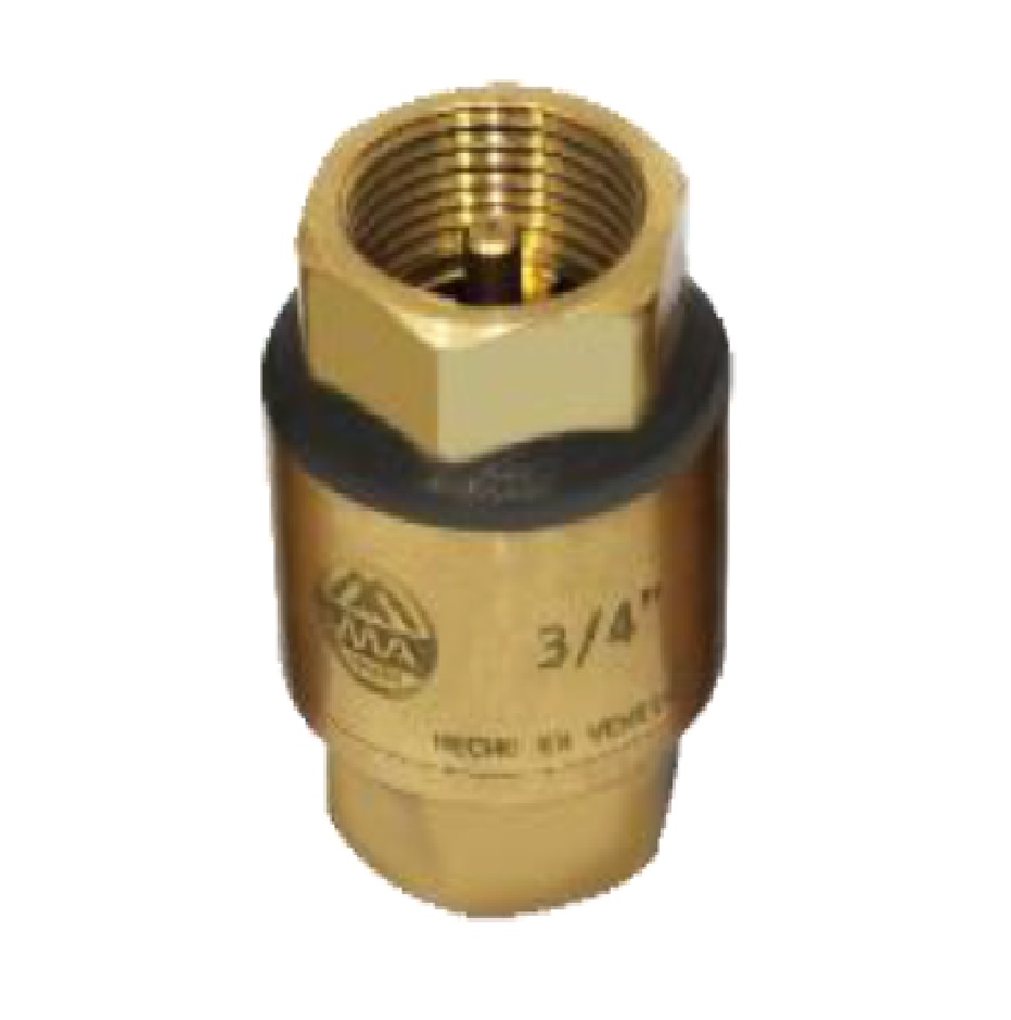 VALVULA CHECK DE 3/4" VERTICAL REF. MET-087M MARCA METALES ALEADOS