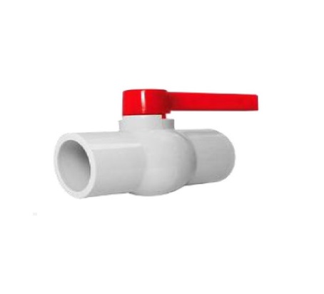 VALVULA DE PASO RAPIDO PARA PEGAR 3/4" PVC REF. BPV-P002M MARCA METALES ALEADOS