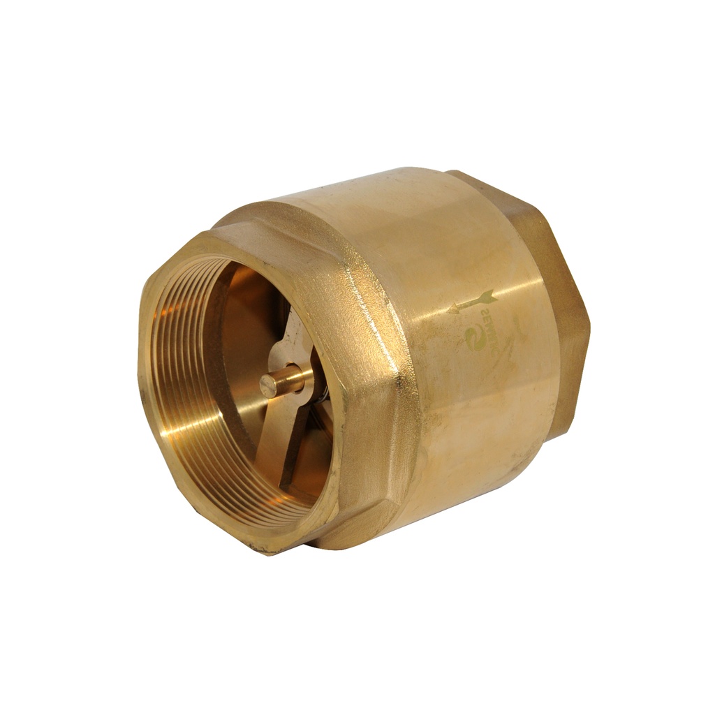 VALVULA CHECK DE 2 1/2" DE BRONCE VERTICAL REF. VVCS-250 MARCA SEMILIC