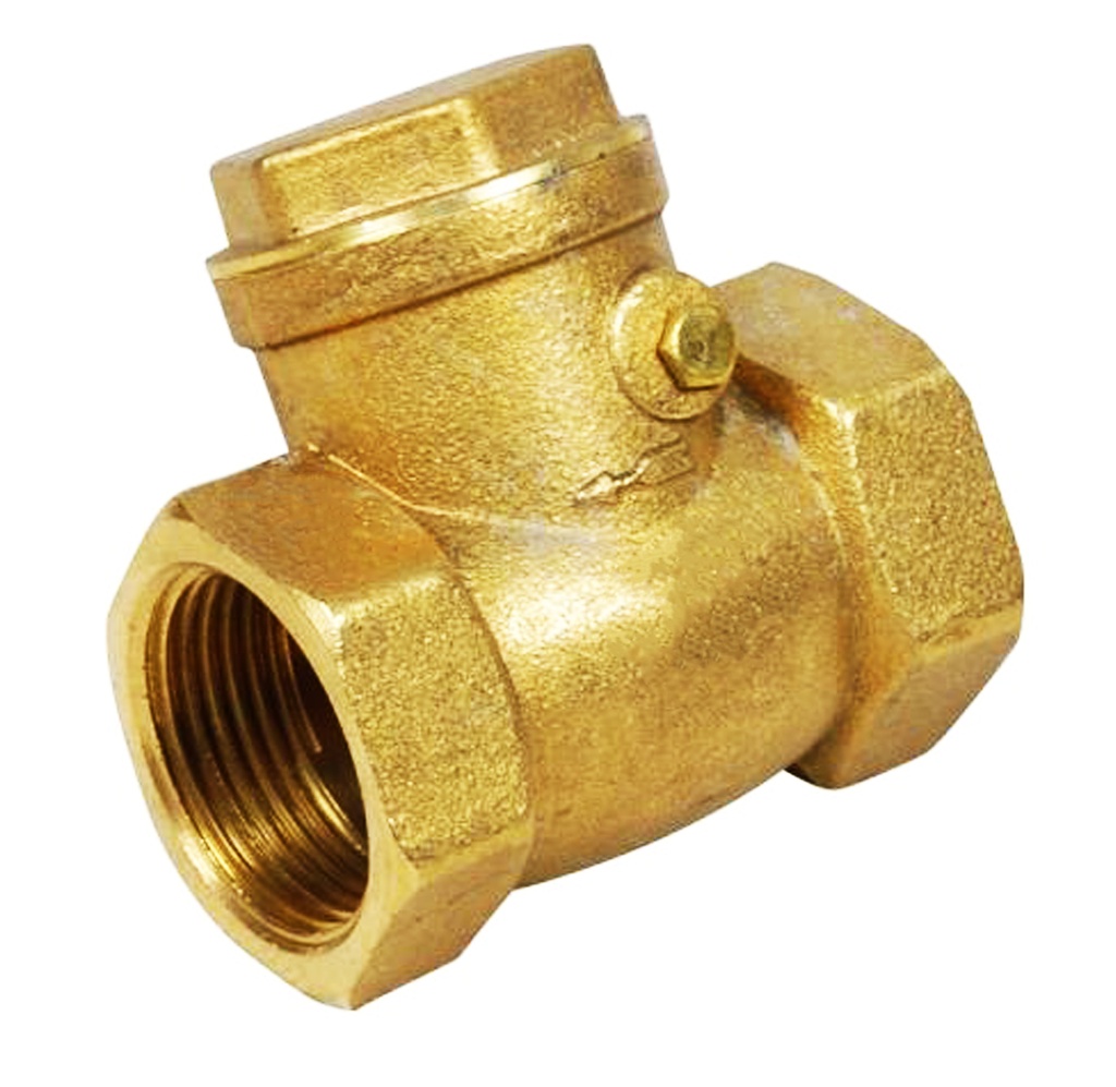 VALVULA CHECK DE 1" DE BRONCE HORIZONTAL REF. VVCS-43 MARCA SEMILIC