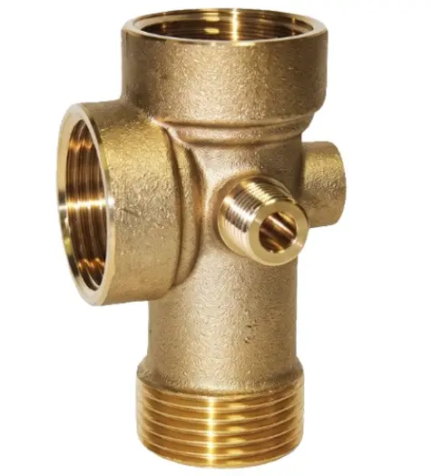 CONEXION / VALVULA DE BRONCE 1" X 1" 5 VIAS MOD. F-M1 REF. 11800080 MARCA SHIMGE