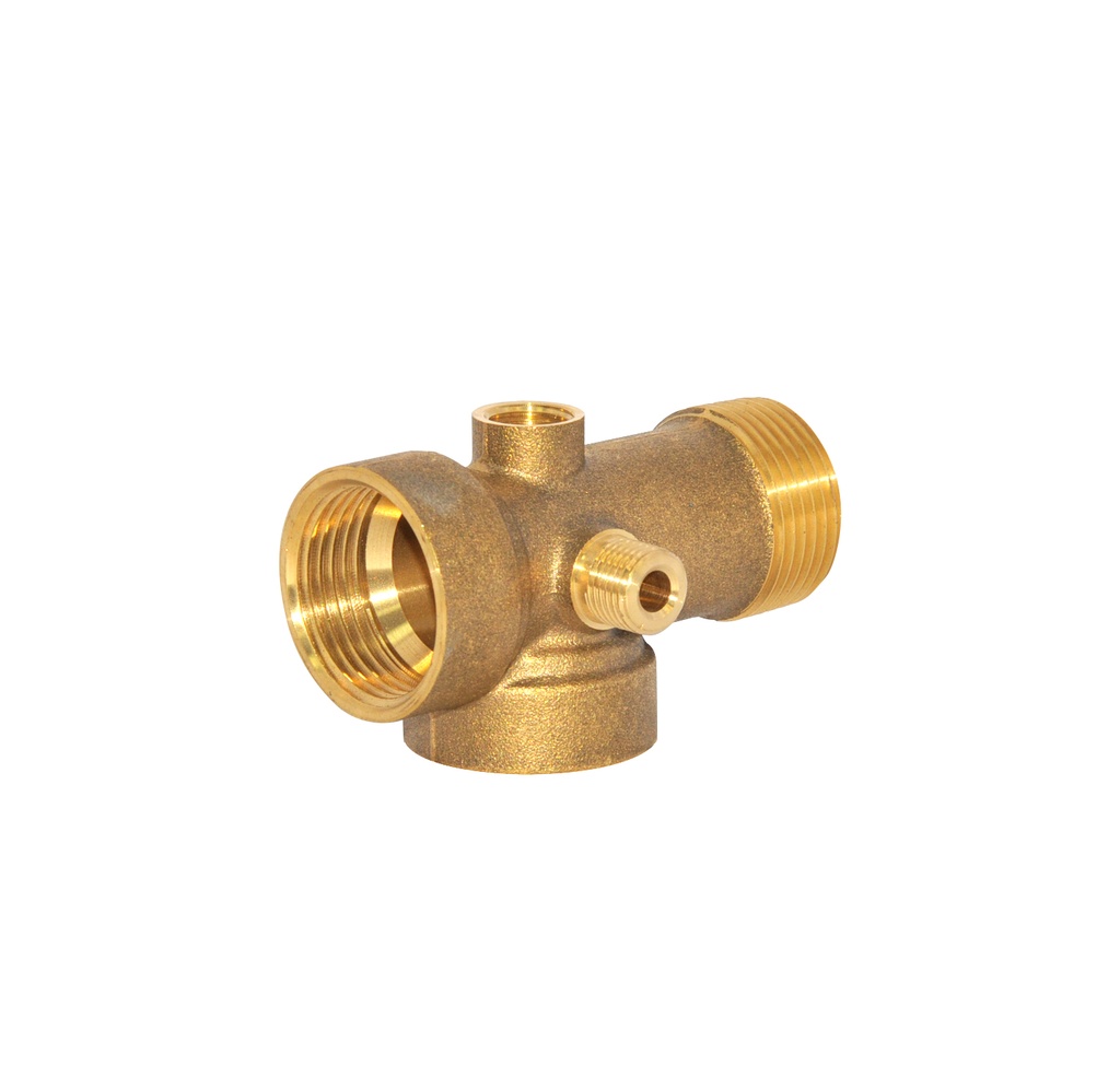 CONEXION / VALVULA DE BRONCE 5 VIAS REF. V5V MARCA SHIMGE