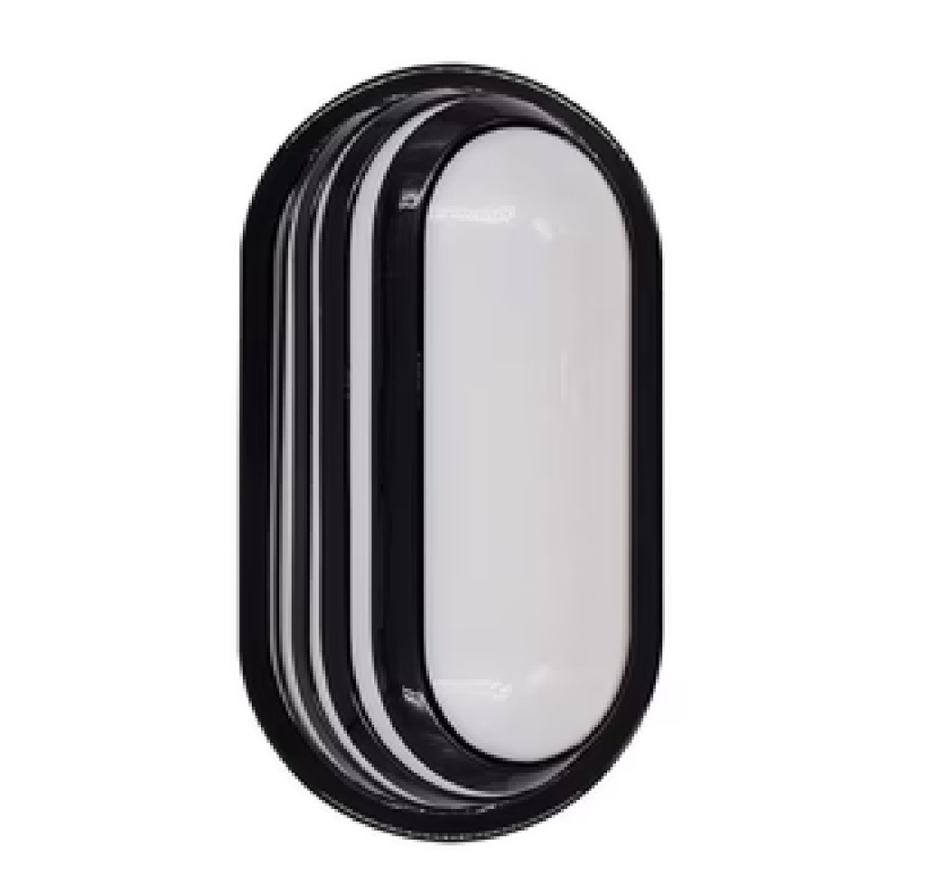 VAPOLETA LED OVALADA 20 W IP65 6500 K 110-265 V T/PEST NEGRA REF.LUM08084 / 300227 MARCA HEA LIGHT