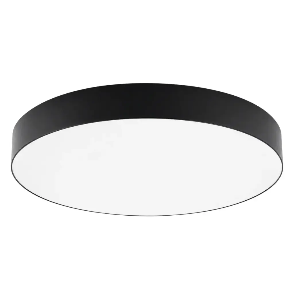PLAFON DECORATIVO LED REDONDA 46 W 50CM 110-260 V DIMER. C/CONTROL C/ NEGRO REF. S-606N-G LUCERNA