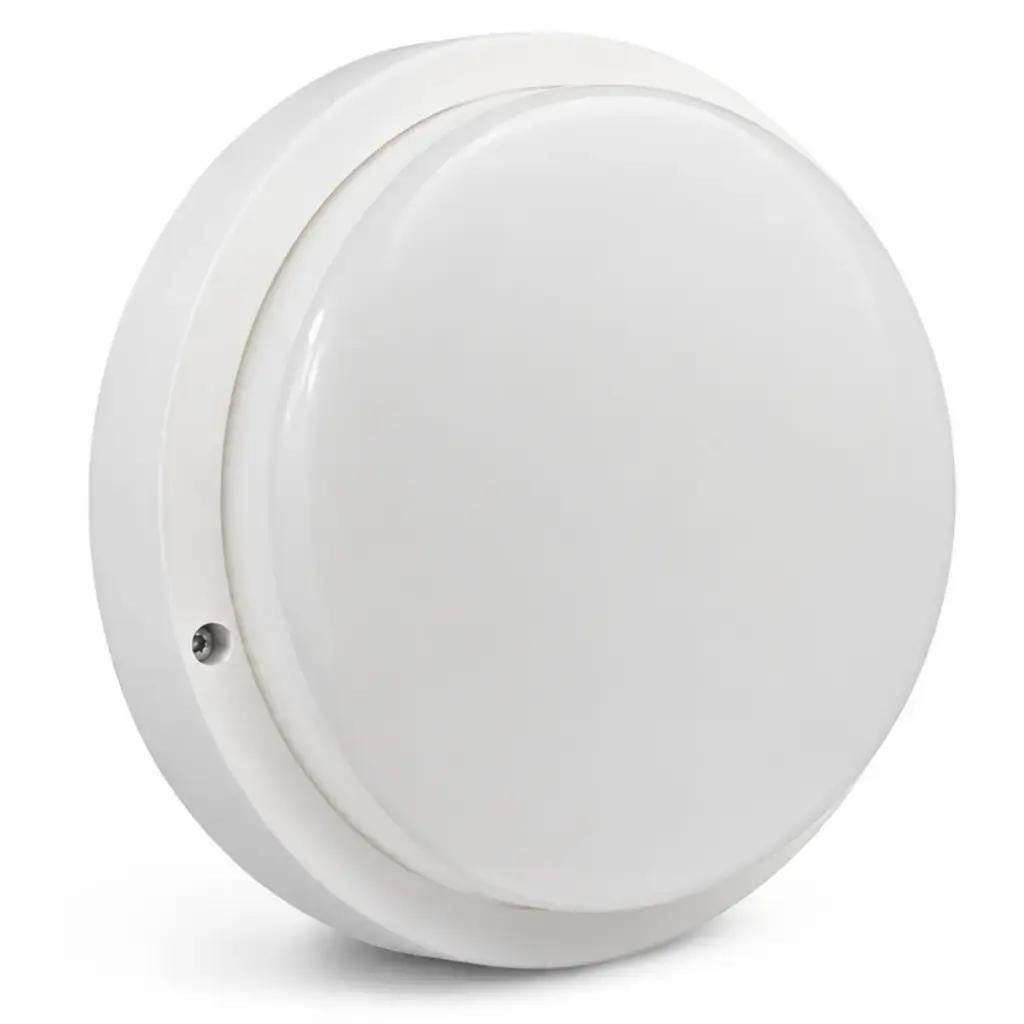 VAPOLETA REDONDA 9 W IP54 6000 K MULTV 100 - 240 V COLOR BLANCO REF. VP9R MARCA LUCERNA