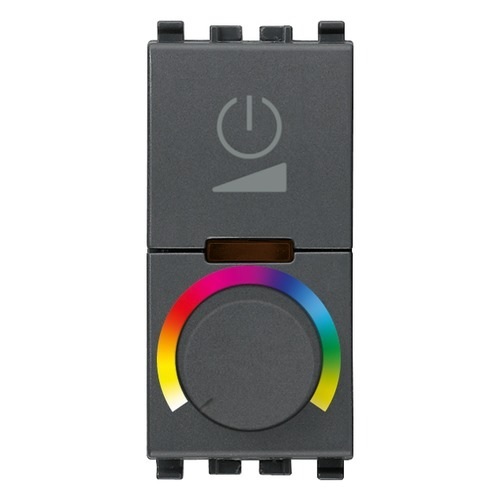 VARIADOR/ DIMMER (TACO ) RGB 120-V 30-300VA 30-500W 50-60 HZ GRIS EIKON REF.20138.120 MARCA VIMAR