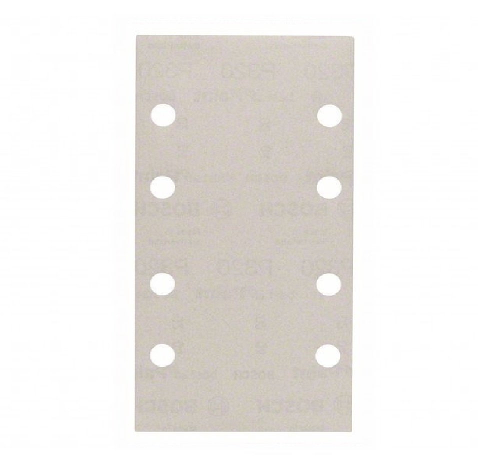 VELCRO PARA LIJADORA ORBITAL 93 X 186MM GRANO 320 H8 PARA PINTURA REF. 2608605671/883006 MARCA BOSCH