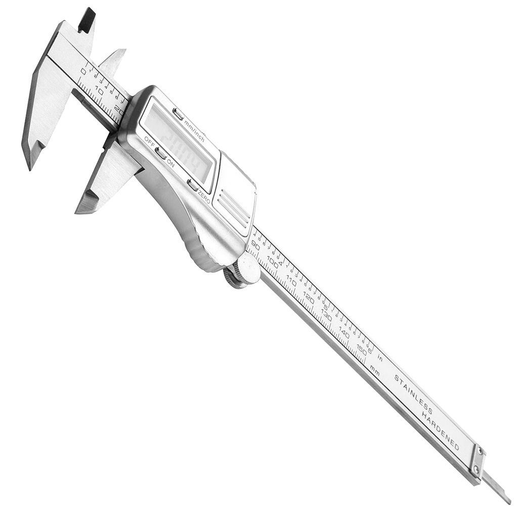 VERNIER METALICO DIGITAL 150 MM - 6" - ACERO INOXIDABLE - PRECISIÓN 0,01 MM REF. 35053 MARCA TOLSEN