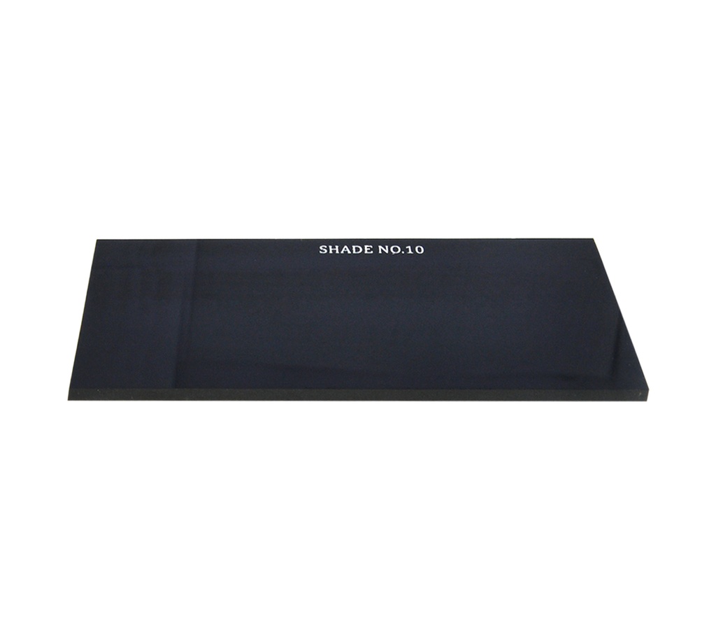 VIDRIO PARA CARETA RECTANGULAR COLOR NEGRO NRO. 10 REF. 0700-2300 MARCA PERFECTWELD