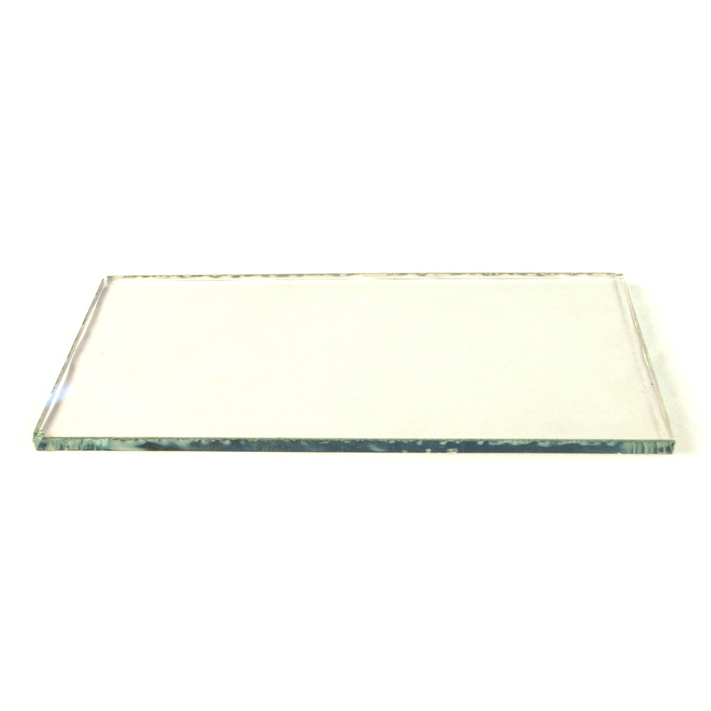 VIDRIO PARA CARETA RECTANGULAR COLOR BLANCO / TRANSPARENTE REF. 2002305 MARCA WELDTECH