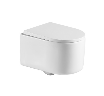 WC SUSPENDIDO / AEREO C/ TAZA TAPA + PLACA DES + TANQUE DESCARGA PARED BLANCO REF 072EUQ3 MARCA KUBO