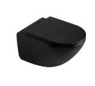 WC TAZA SUSPENDIDA METEORA RIMLESS ARRASTRE CARGA DUAL NOIR COLOR NEGRO REF. WC1884 MARCA NOVA