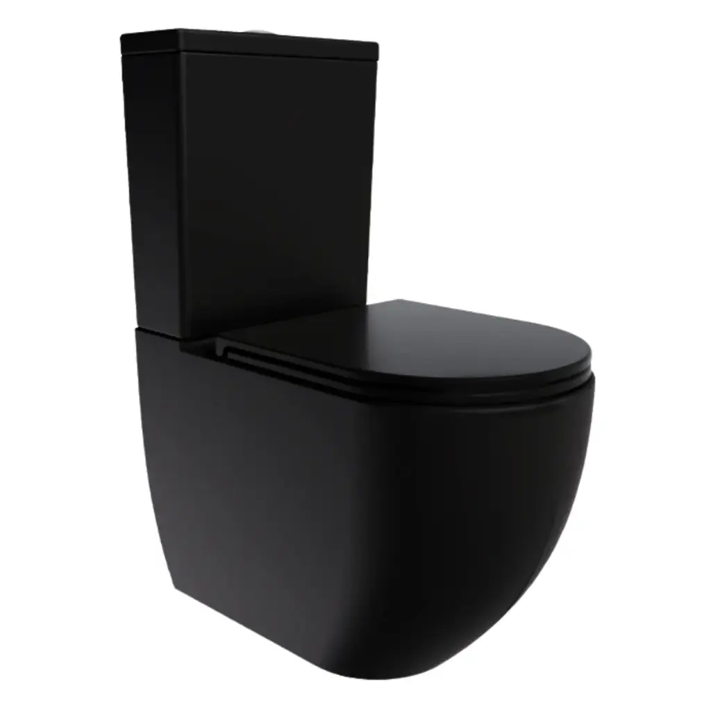 WC TAZA METEORA RIMLESS ARRASTRE CARGA DUAL NOIR COLOR NEGRO REF. NV-WC1881+WC1882 MARCA NOVA
