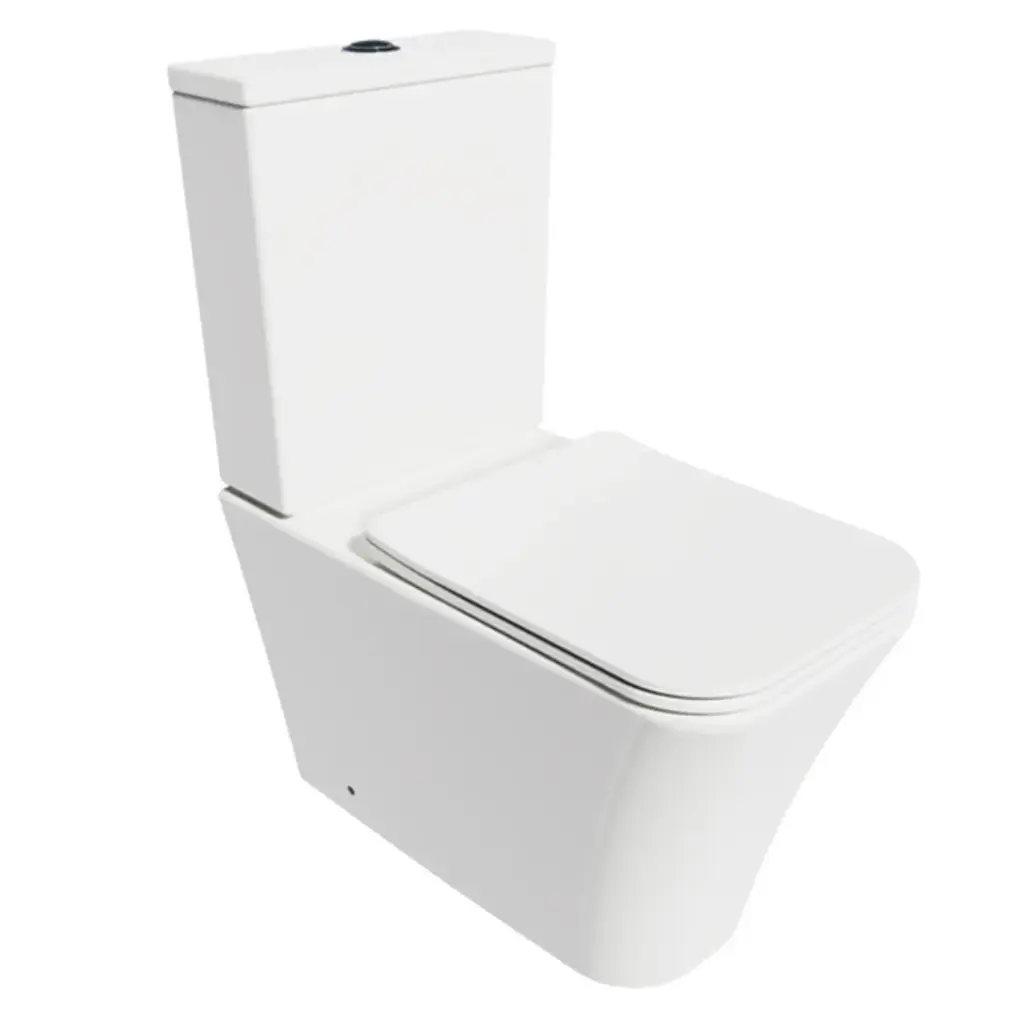 WC NOVA KUBE/ T-DOBLE DESC. PUSH BUTTON+ ASIENTO C/FRENO DESC. PARED-PISO WC7871+ WC7872 ROCA NOVA