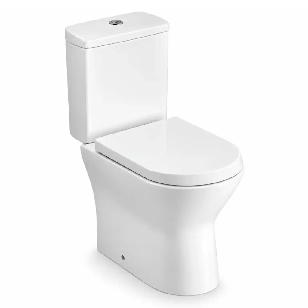 KIT WC NEXO / TANQUE DOBLE DESCARGA PUSH BUTTON + ASIENTO C/ FRENO BLANCO REF. 11177 MARCA ROCA