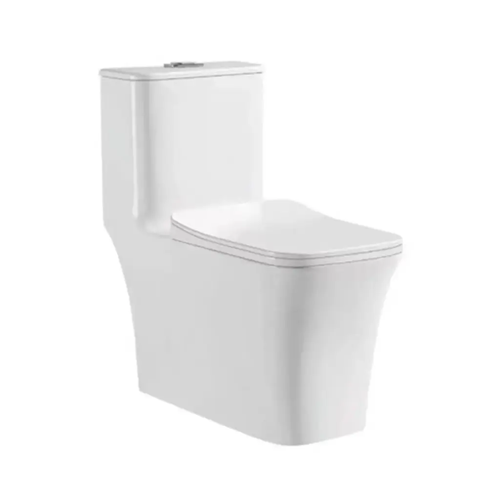 WC SANITARIO ONE PIECE DE LUJO DOBLE DESC. RAP, AS CIERRE SUAVE 70 X 37 X 76 CM REF. SAN-05 UNIQUE