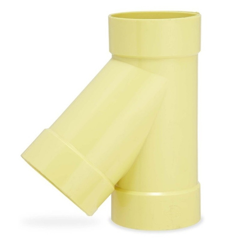 YEE DE PVC PARA AGUA SERVIDA DE 110 MM ( 4" ) REF. C1YEE003 MARCA INPLAVEN
