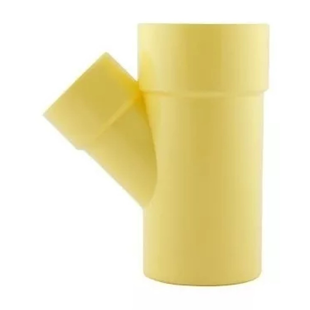YEE DE PVC PARA AGUA SERVIDA DE 50 MM (2") REF. YEE-UNI-YEE50 MARCA UNION K