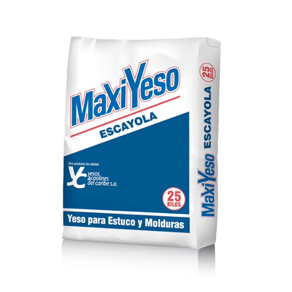 SACO DE YESO MAXIYESO DE 25 KG ( SACO ) MARCA MAXIYESO
