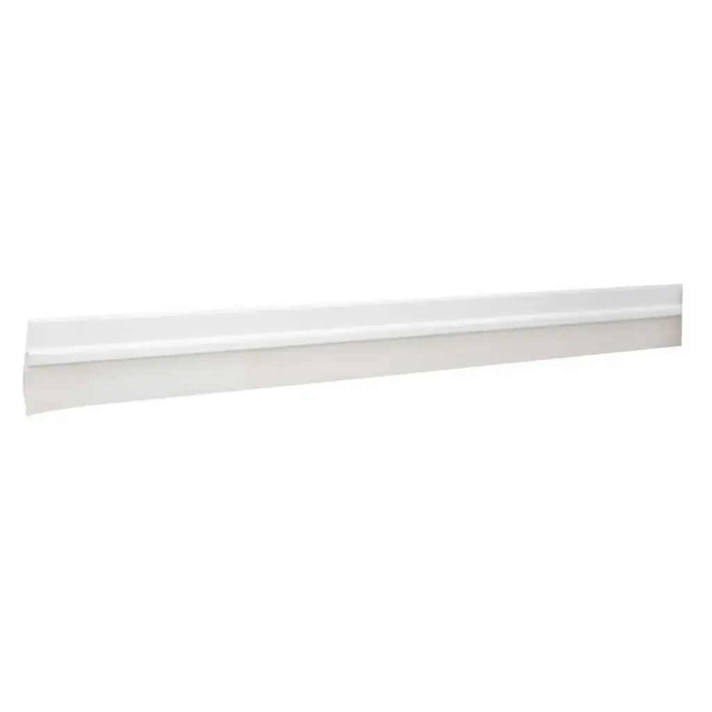 ZOCALO / PARABICHO / TAPA POLVO DE ALUMINIO P/PUERTAS 1 MTS X 2.2 CM BLANCO REF. 43031 MARCA HERMEX