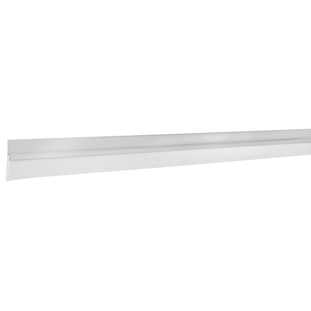 ZOCALO / PARABICHO / TAPA POLVO DE ALUMINIO P/PUERTAS 1.20 MTS X 2.2 CM GRIS REF.43034 MARCA HERMEX