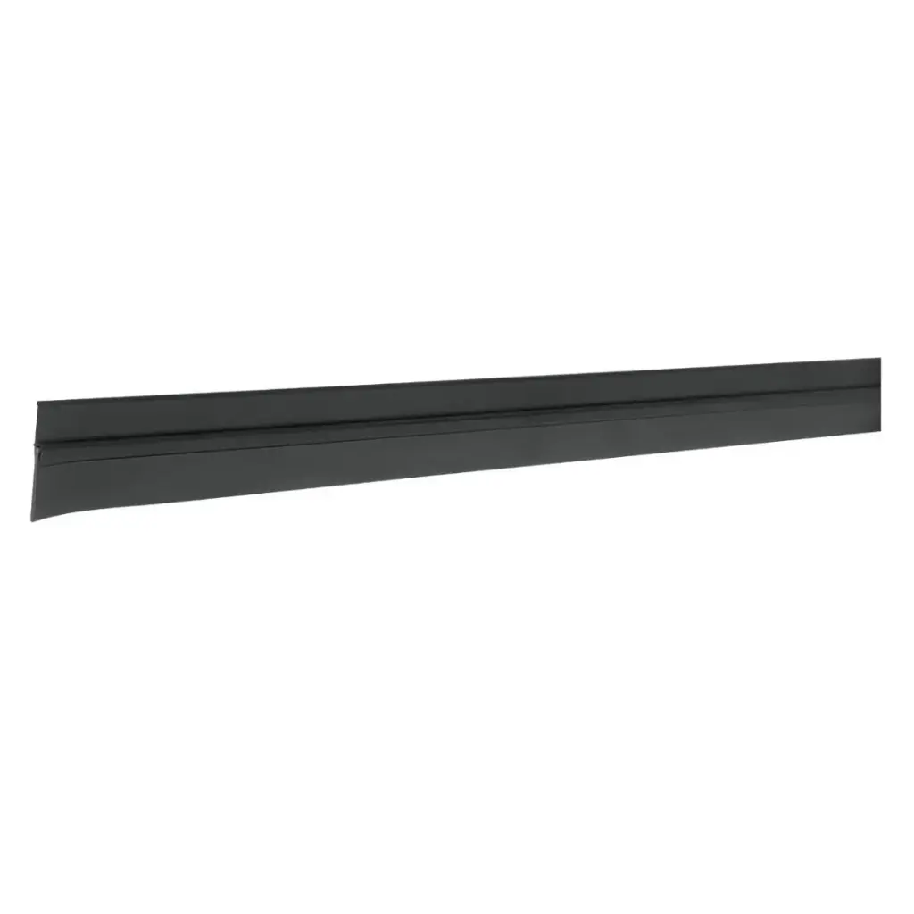 ZOCALO / PARABICHO / TAPA POLVO DE ALUMINIO P/PUERTAS 1.20 MTS X 2.2CM NEGRO REF.43037 MARCA HERMEX