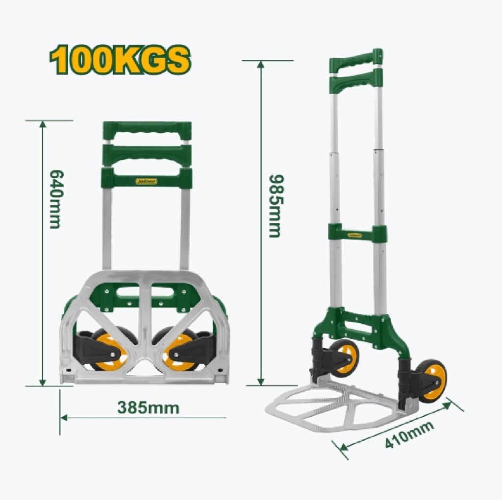 ZORRA PLEGABLE / CARRUCHA CAP. 100 KG REF. JDWB8A10 / 496417 MARCA JADEVER