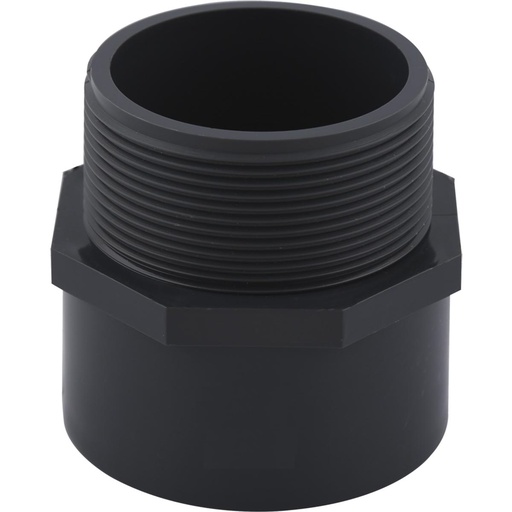 [ADA-UNI-C340109G] ADAPTADOR MACHO DE PVC AF ASTM SCH40 2 1/2" REF. C340109G MARCA UNITECA