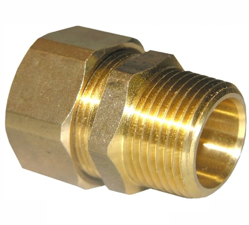 [ADA-VEN-1311] ADAPTADOR DE LATON P / NITROGENO ROSCA SAE 7/8" REF. D16-V-28 MARCA VENEPRO
