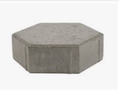 [ADO-HEX-6CM] ADOQUIN DE CONCRETO HEXAGONAL DE 1 ERA 16 CM X 16 CM X 8 CM ( MT2 ) ( 40 PIEZAS POR MT2) GENERICO