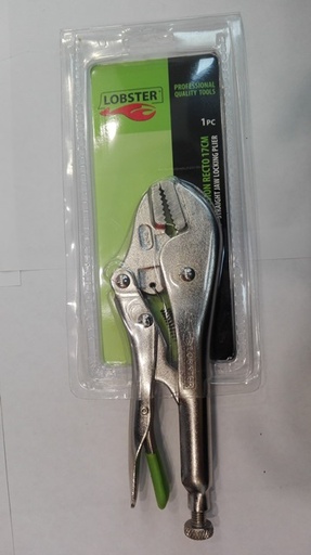 [ALI-LOB-50427] ALICATE PRESION RECTO 7" - 17 CM REF. 50427 MARCA LOBSTER