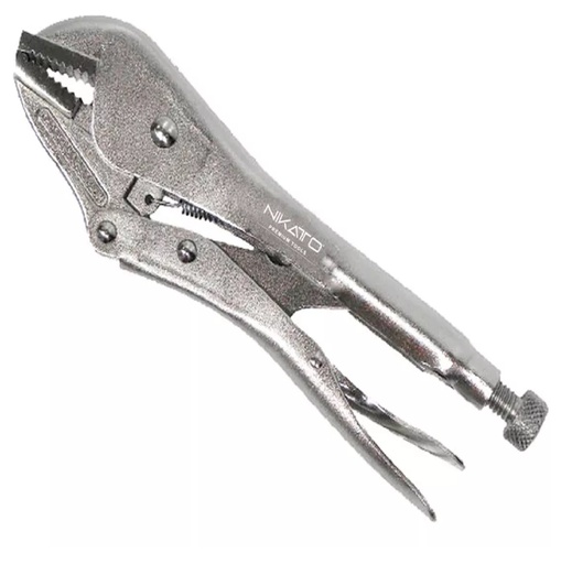 [ALI-NIK-NIK-10-046] ALICATE DE PRESION 7" PLOMERO MANDIBULA RECTA REF. NIK-10-046 MARCA NIKATTO