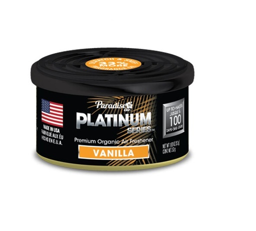 [AMB-PAR-031003-VAINILLA] AMBIENTADOR ORGANICO PARA CARRO SERIE PLATINUM VAINILLA REF. 031003-VAINILLA MARCA PARADISE