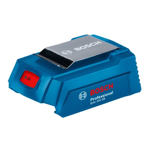 [ADA-BOS-880093] ADAPTADOR P/ BATERIA DE LI-ION 18 V 2.4 AH P/ CARGA USB REF. GAA 18V-24 / 860840 MARCA BOSCH