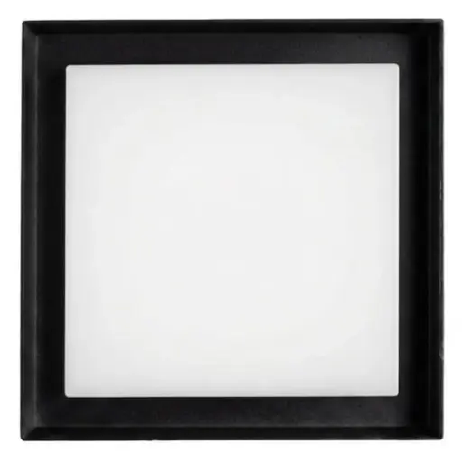[APL-LUM-LUM-1347] APLIQUE PARED LED INTEGRADO 8 W 3000K IP65 CUADRADO 16 X 16 X 6 CM C/ NEGRO LUM-1347 MARCA LUMIND